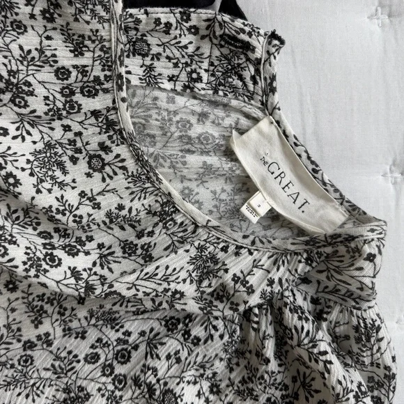 The Great Medium Songbird Bow-Back Midi Dress Tie Back - Picture 10 of 13